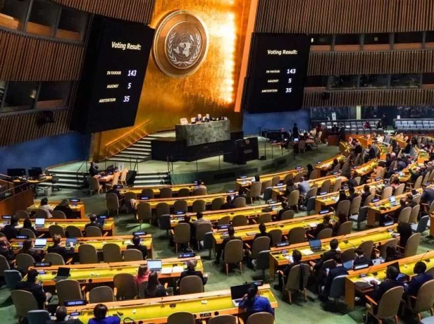 Miratohet rezoluta e propozuar nga Shqipëria dhe SHBA-ja në OKB kundër Rusisë