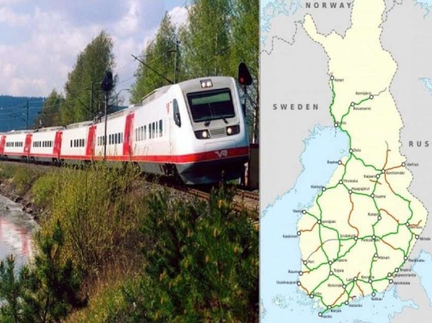 ​Finlanda pezullon trafikun hekurudhor të mallrave drejt Rusisë