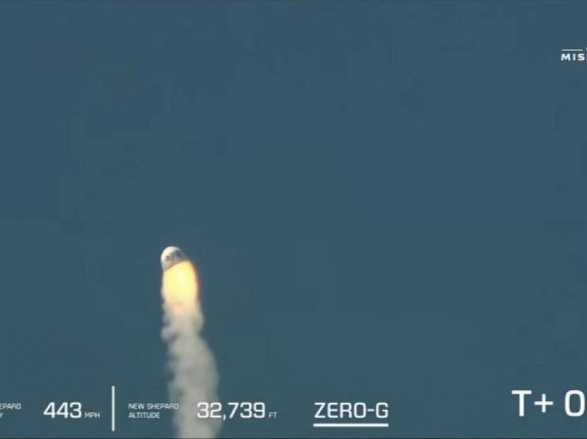 Dështon lansimi i kapsulës “Blue Origin”