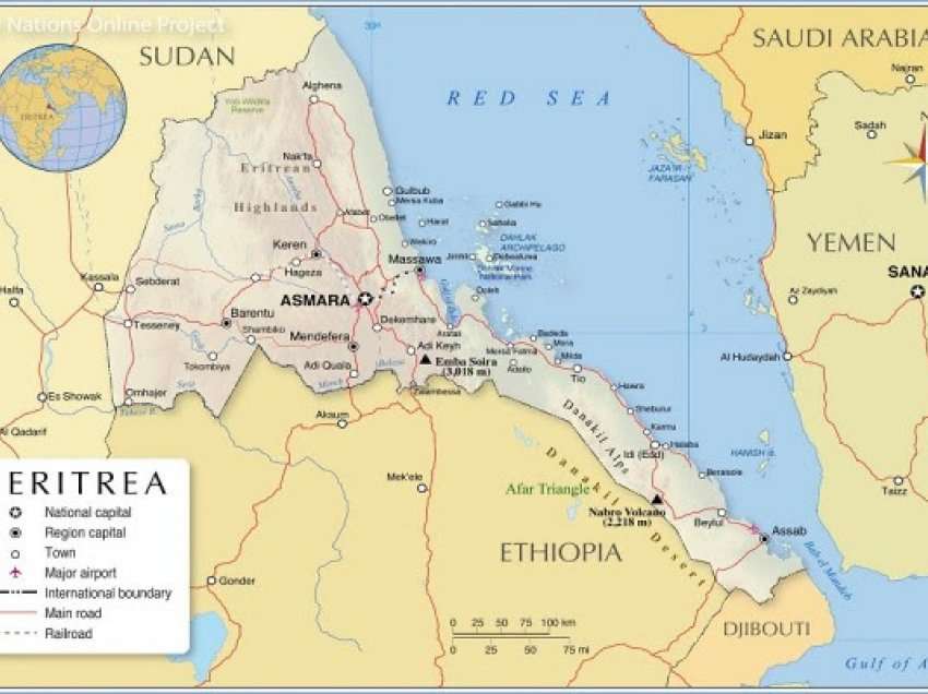 ​Eritrea po mobilizon ushtrinë për luftë me Etiopinë