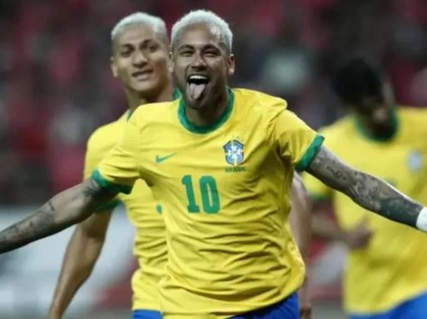 Neymar para një sprove historike, synon rekordin e Pele para Botërorit