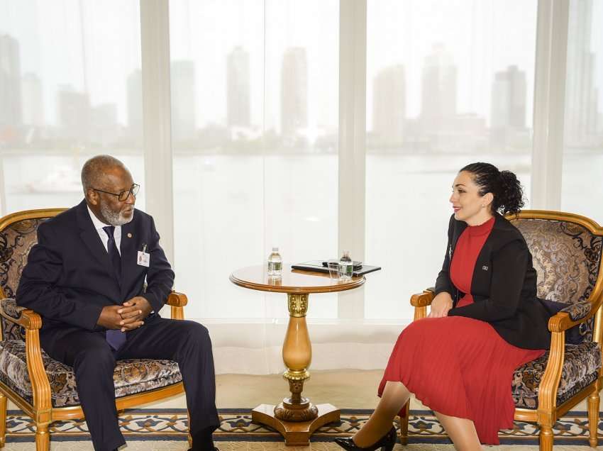 Presidentja Osmani takoi ministrin e Jashtëm të Haitit, Jean Victor Généus