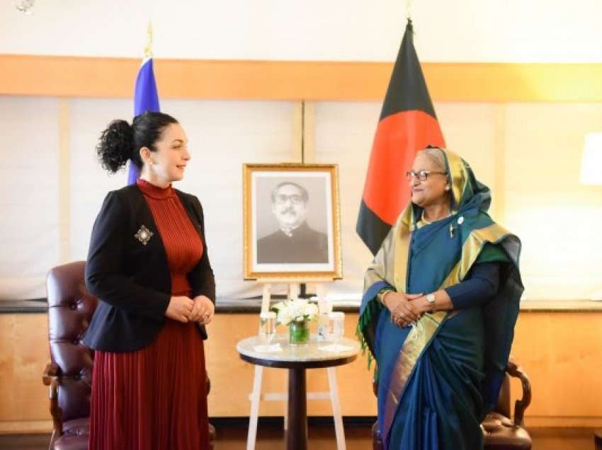 ​Osmani në takim me kryeministren e Bangladeshit, kërkoi mbështetje për anëtarësim në organizatat ndërkombëtare