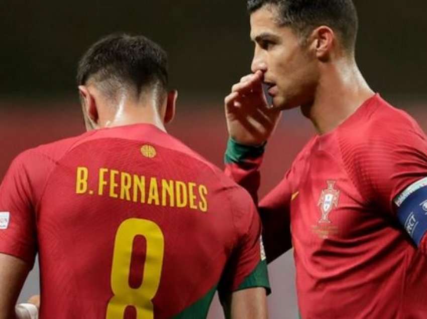 Bruno Fernandes mbron CR7-tën pas humbjes ndaj Spanjës