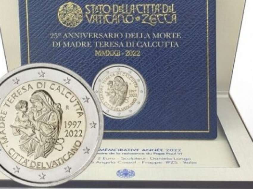 Vatikani nxjerr monedhën e veçantë me portretin e Nënë Terezës