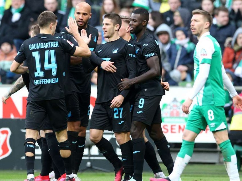 Hoffenheimi mposht Werderin dhe i largohet fundit