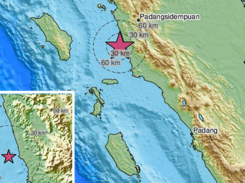 Tërmet i fuqishëm godet Indonezinë, sa ishte magnituda