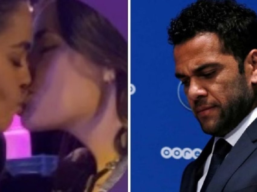 Dani Alves në burg prej 20 janarit gruaja e tij puth një modele: Të dua