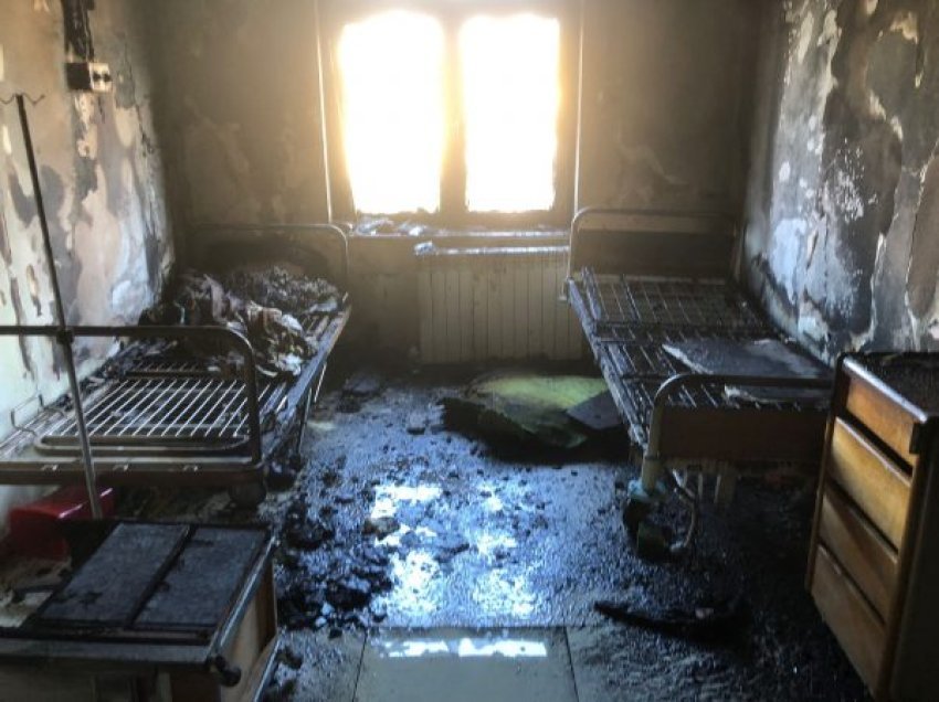 Zjarri në spitalin e Shkodrës, zjarrfikësit shuajnë flakët - dëme të shumta materiale