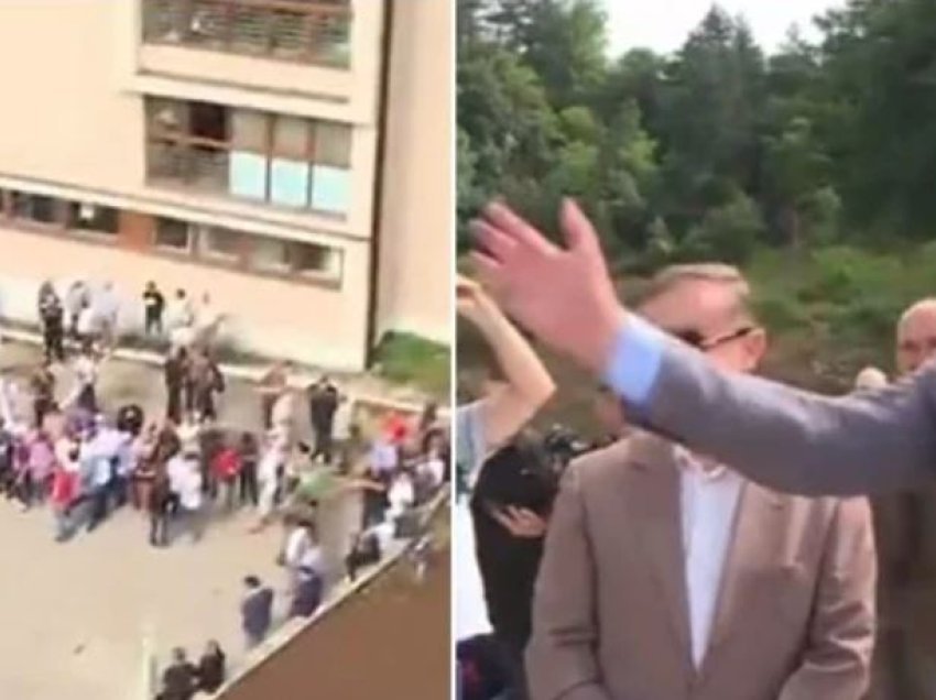 Moment i sikletshëm për Vuçiqin, përshëndet njerëzit me dorë - ata e injorojnë