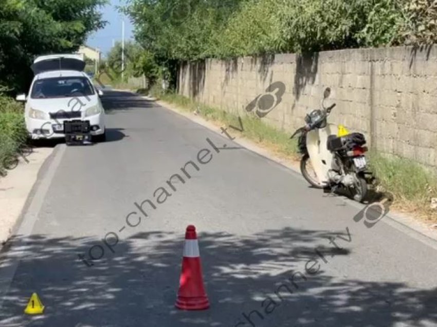 Aksident në Korçë/ Makina përplas motomjetin, lëndohet drejtuesi