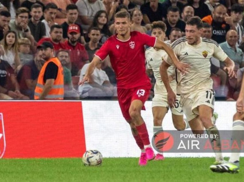 Media maqedonase lartëson lojtarin shqiptar: Debutim ëndrrash ndaj Romës