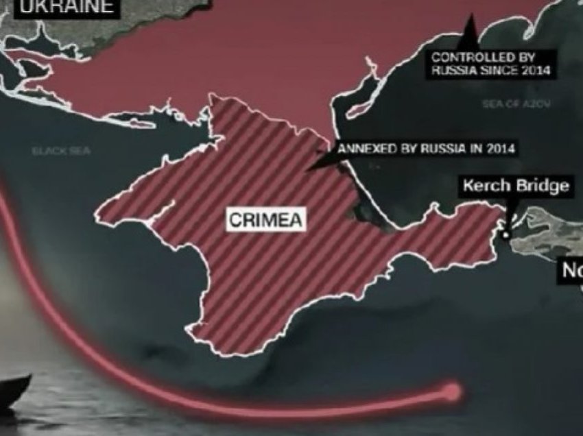 CNN publikon videon e sulmit eksperimental me dron të ukrainasve në urën e Krimesë