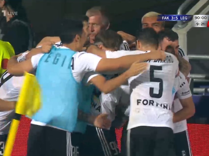 Shqiptari futet nga stoli dhe i dhuron kualifikimin Legias në minutën e 100-të