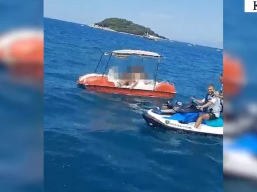 Ksamil, ndihmohen nga policia për të dalë në breg katër turistë