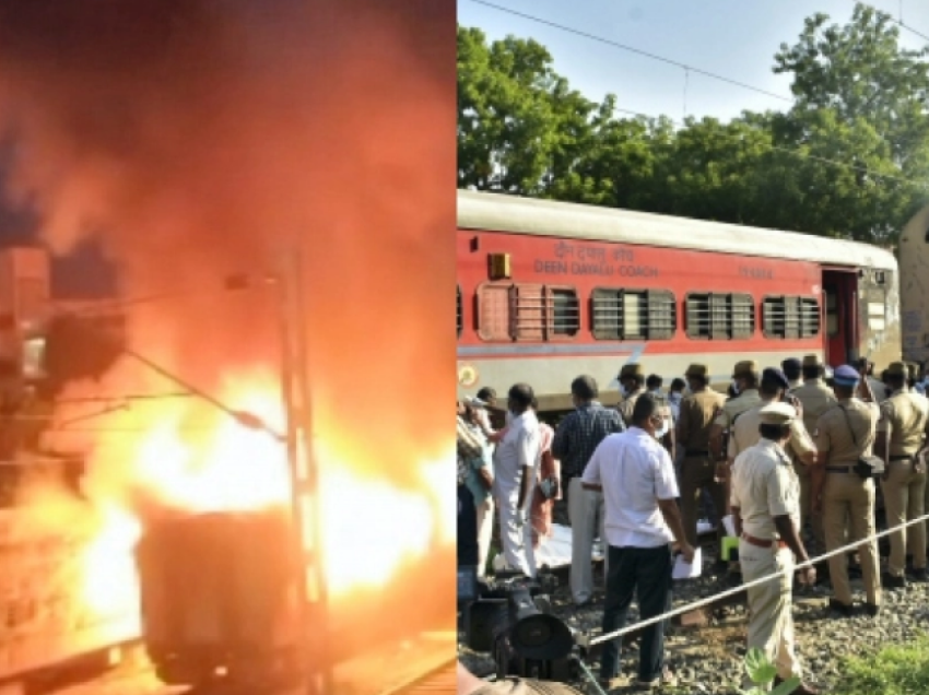 Shpërthen vagoni i trenit në Indi, 9 të vdekur