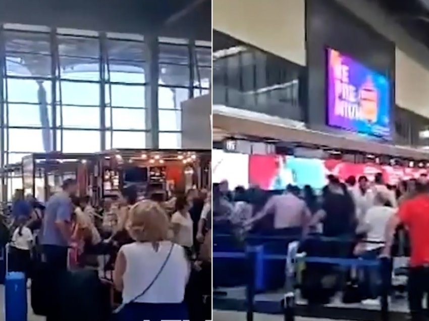 Kaos në Aeroportin e Prishtinës, stërmbushet me udhëtarë pasi u anuluan disa fluturime