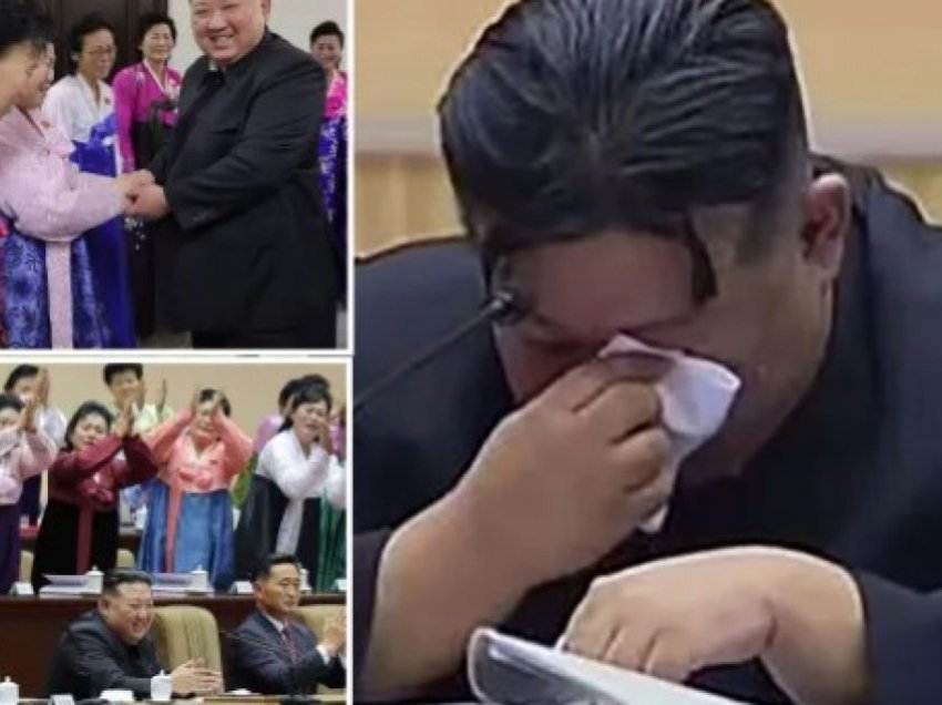 Si rrallëherë, Kim Jong-un qan gjersa i lutet grave që të kenë më shumë fëmijë