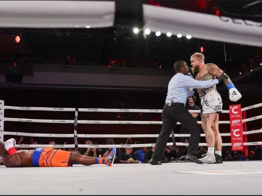Jake Paul fiton me nokaut brutal në raundin e parë ndaj një boksier profesionist
