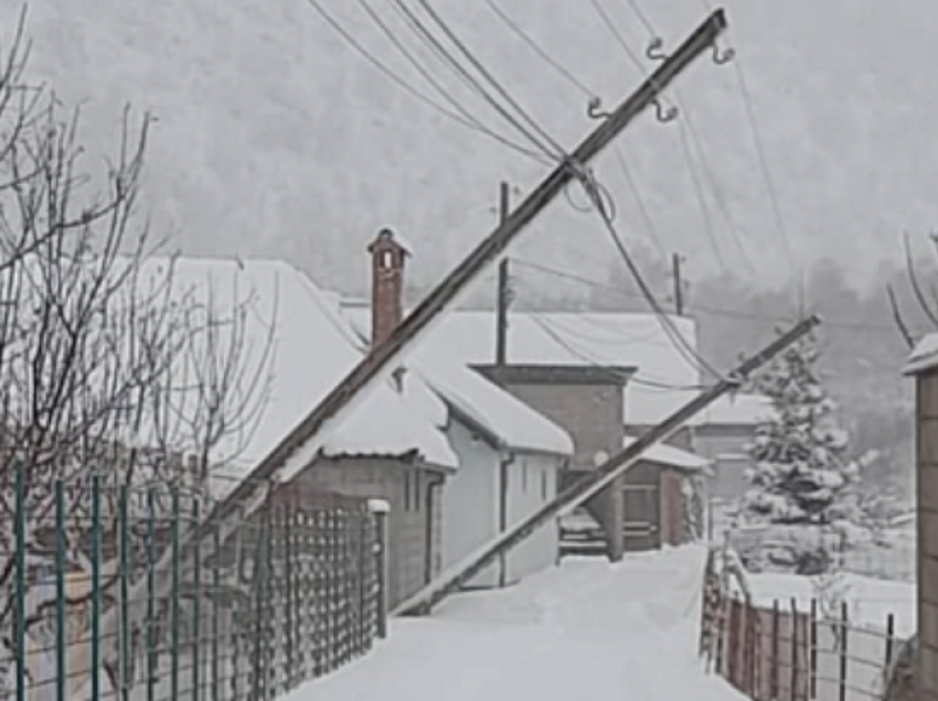 Bora shkakton telashe në një fshat të Dragashit