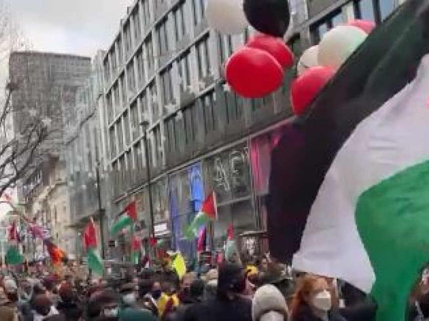 Londër: Përmes protestes kërkohet bojkotimi i markave “të lidhura me Izraelin”