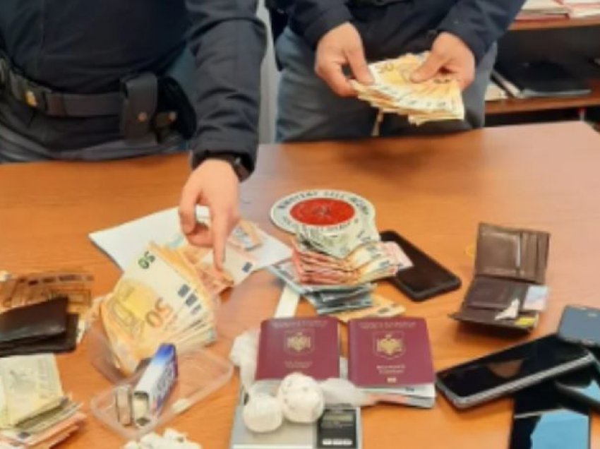 Kapen me kokainë në makinë, arrestohen dy të rinj shqiptarë në Itali
