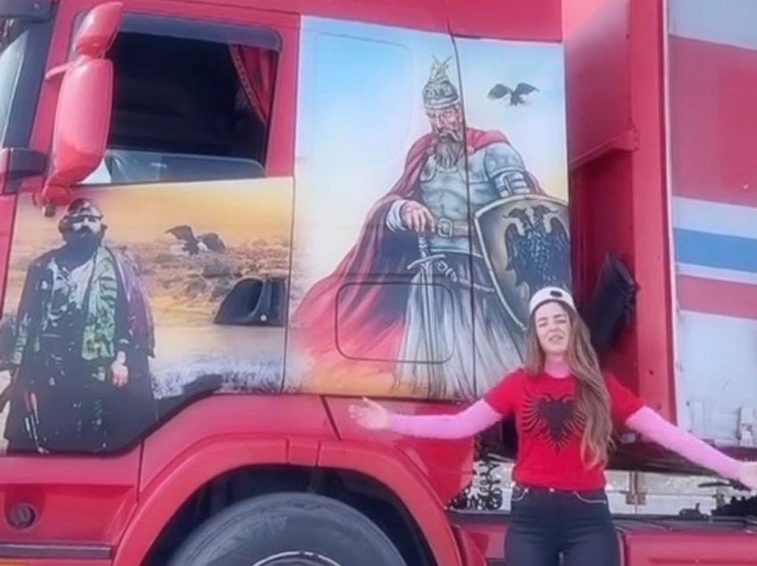 Njihuni me shqiptaren e parë si shofere kamioni dhe shëtitë botën me Skënderbeun e Adem Jasharin
