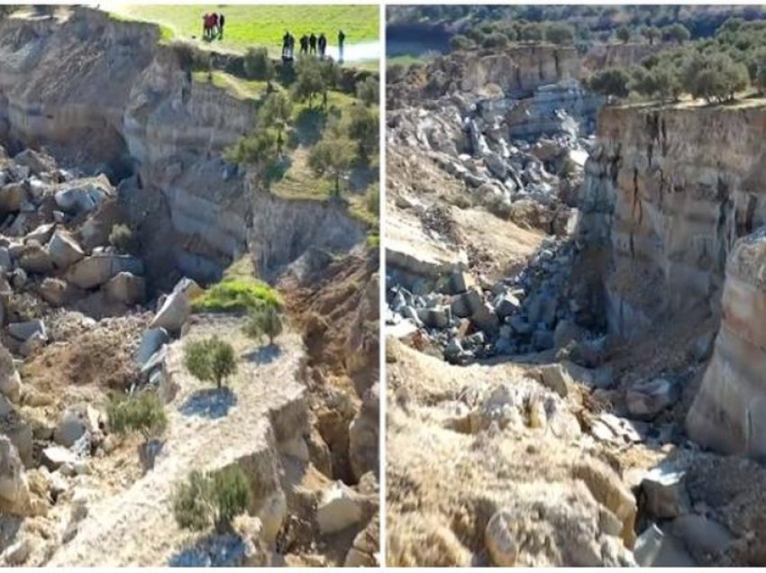 Tërmeti tragjik në Turqi/ Publikohen pamjet e frikshme, çahet toka dhe krijon kanalin 200 m të gjerë