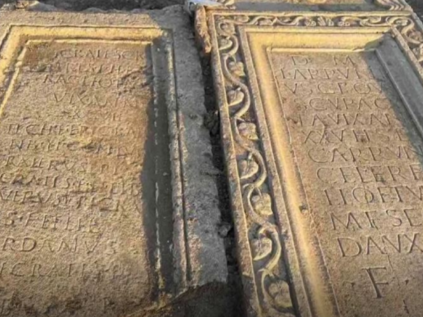Në Shkup gjendet pllakë me mbishkrimin “Dardanus”, Asllani: Do të dërgohet në Muzeun e Maqedonisë