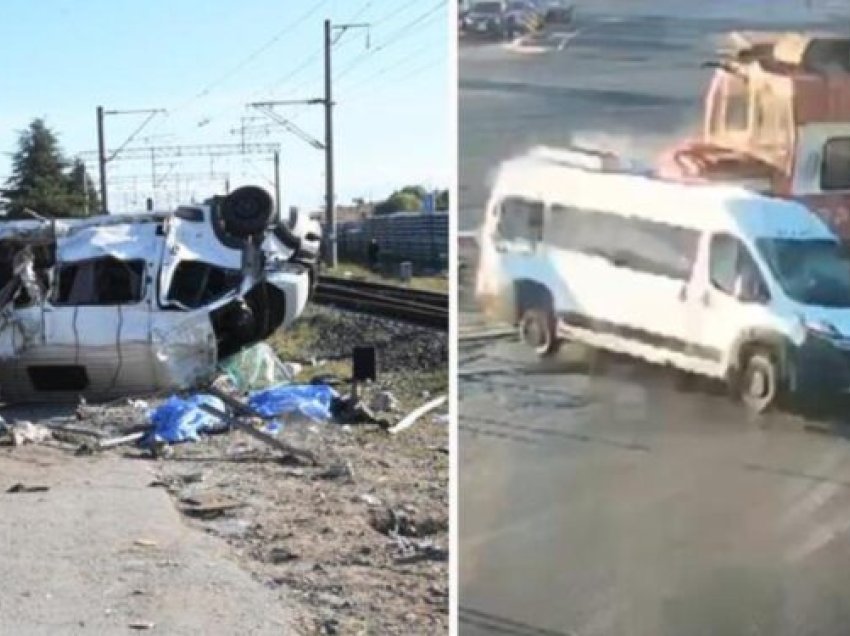 Treni i mallrave përplas furgonin me punëtorë, 7 të vdekur, shoferi dënohet me 152 vjet burg