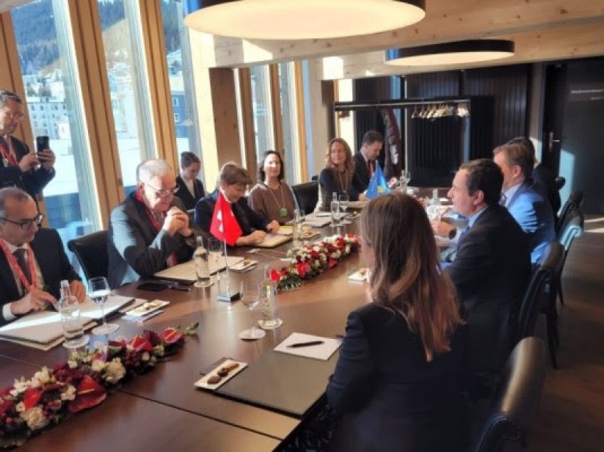 ​Kurti takon zv.presidenten zvicerane: Më shumë bashkëpunim në ekonomi dhe mbrojtje
