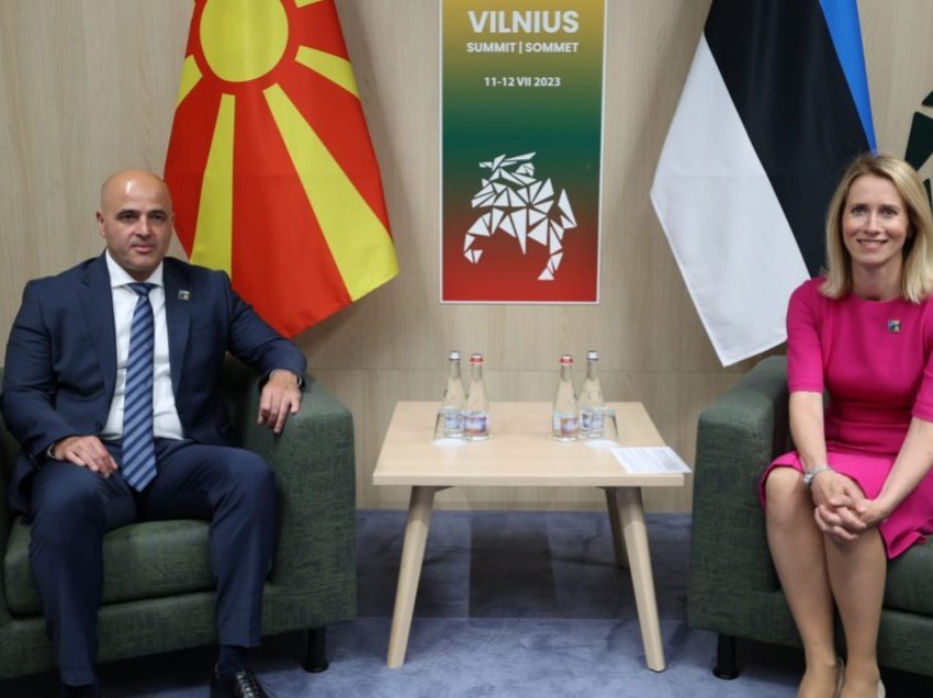 Kovaçevski – Kallas: Vazhdon dialogu politik dhe bashkëpunimi thelbësor në nivel dypalësh dhe shumëpalësh mes Maqedonisë së Veriut dhe Estonisë