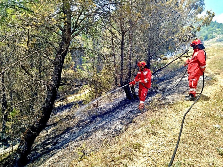 Përmirësohet situata e zjarreve në disa zona, ministri i Mbrojtjes: Në Memaliaj, puna e emergjencave e vështirë për shkak të terrenit