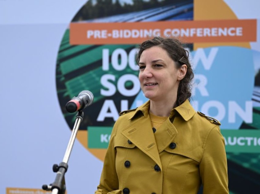 Rizvanolli fton kompanitë e Kosovës dhe të huajat të investojnë në ankandin e parë solar në Kosovë