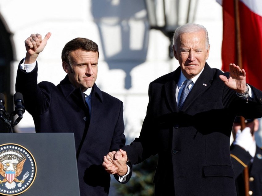 Biden dhe Macron diskutojnë për luftën në Ukrainë