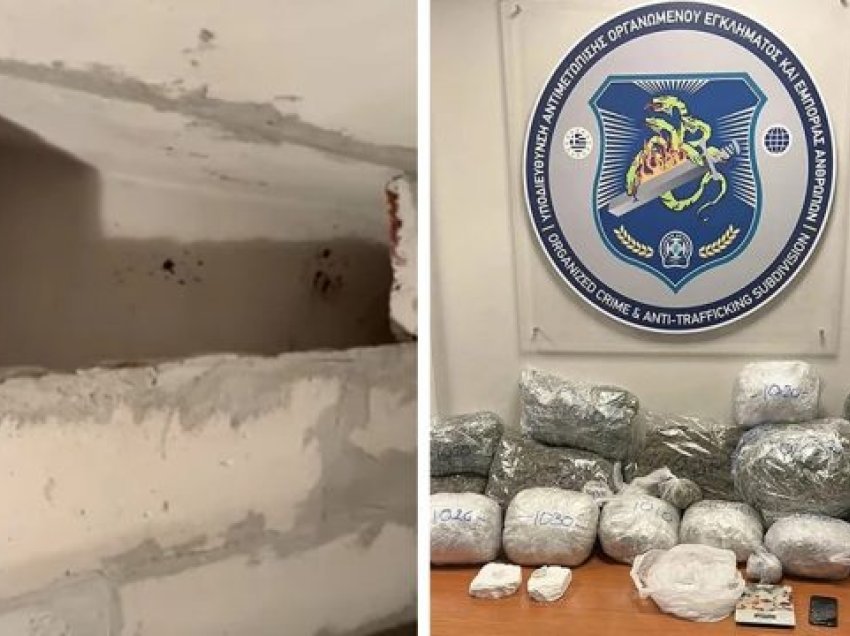 Fshehu 21 kg kanabis në papafingo, arrestohet 37-vjeçari shqiptar në Greqi