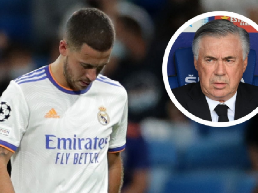 Hazard flet për situatën te Real Madridi: Nuk flas me Ancelottin