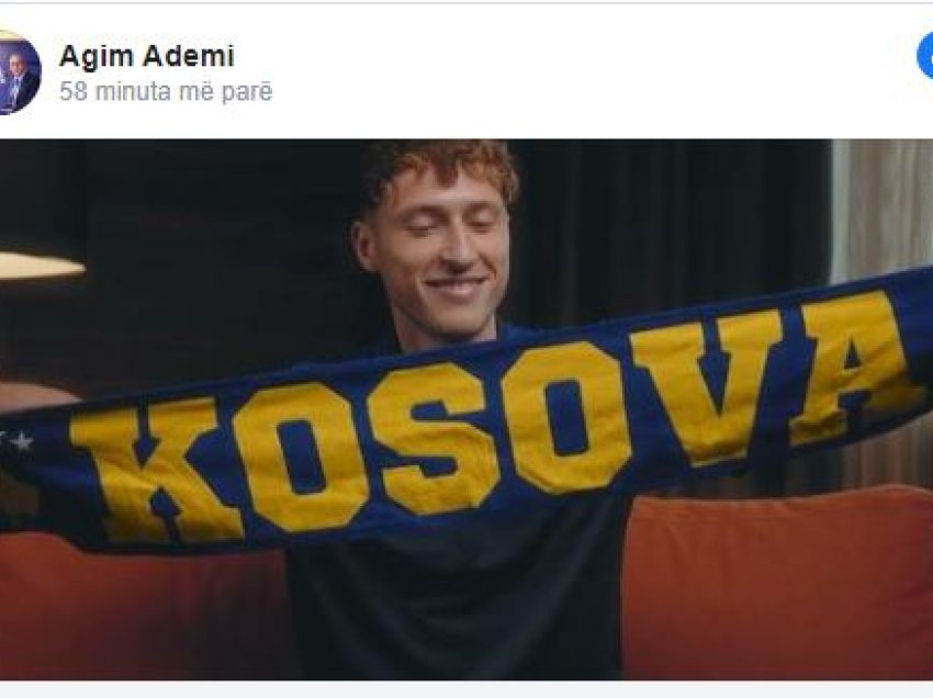 Nga arresti shtëpiak, Agim Ademi përkrah Kombëtaren e Kosovës