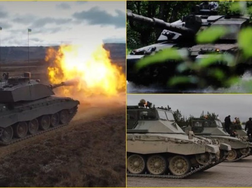 “Gati për t’u vendosur në vijën e frontit”: Trupat ukrainase përfundojnë stërvitjen me tanket britanike Challenger