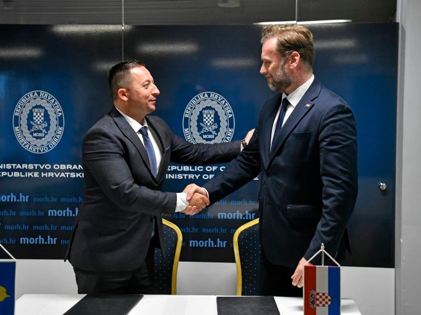 Mehaj në Kroaci, nënshkruan marrëveshje për bashkëpunim në fushën e mbrojtjes