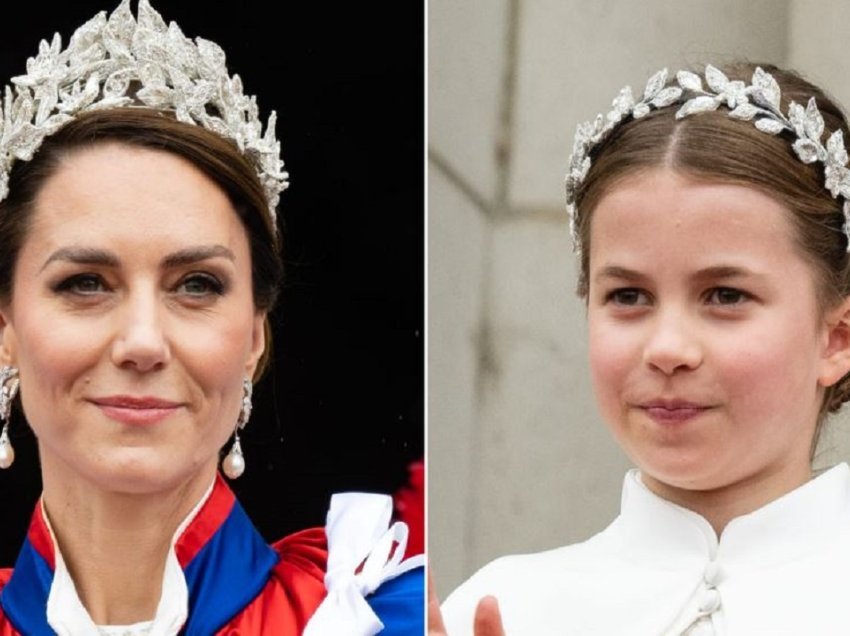 Si dy binjake në kurorëzimin e Mbretit Charles III, Kate Middleton dhe vajza e saj Charlotte mahnitën me paraqitjen e tyre 