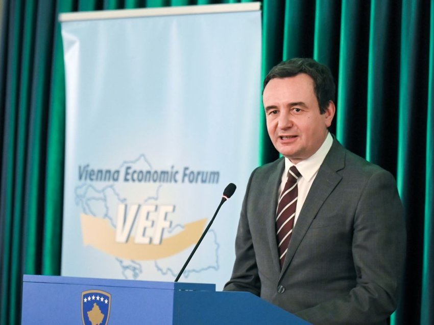 Kurti sot merr pjesë në sesionin hapës të Forumit Ekonomik të Vjenës