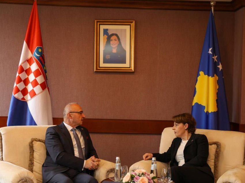 Gërvalla bisedon me homologun kroat për procesin e integrimit euroatlantik të Kosovë