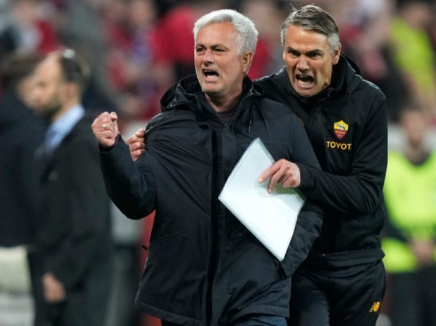 Mourinho i ngazëllyer me kualifikimin e Romës në finalen e Europa League