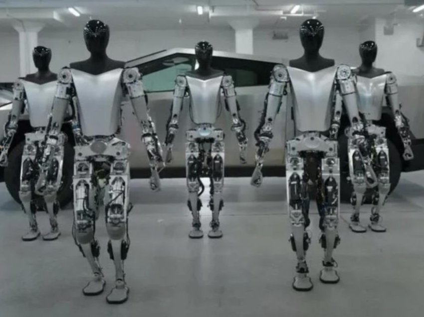 Roboti Optimus i Teslës mund të ecë dhe të kryejë detyra të thjeshta