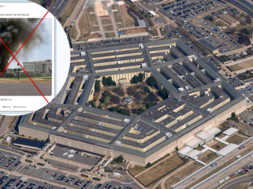 “Shpërthim pranë Pentagonit”, fotografia e rreme që tronditi tregun e aksioneve