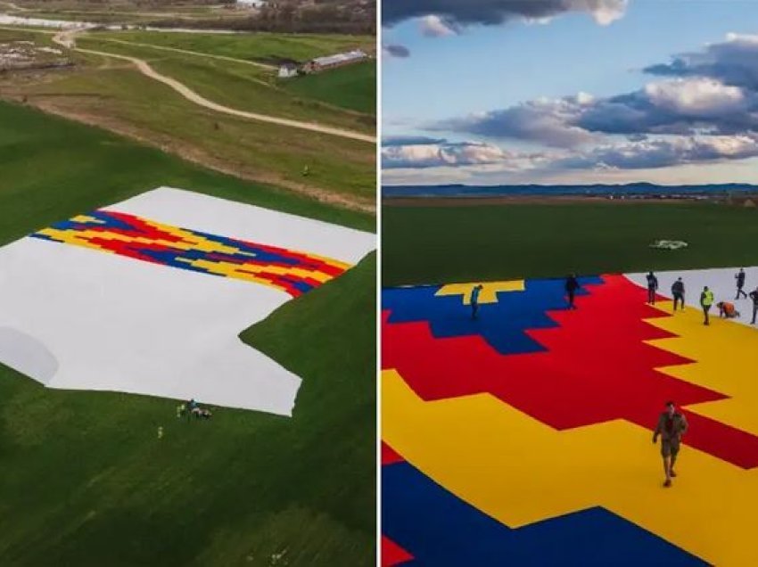Bluza më e madhe në botë u shpalos në Rumani