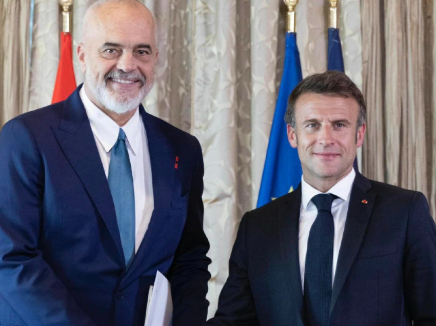 Rama takohet me Macron në Bratislavë: Biseduam për marrëdhëniet bilaterale Francë-Shqipëri