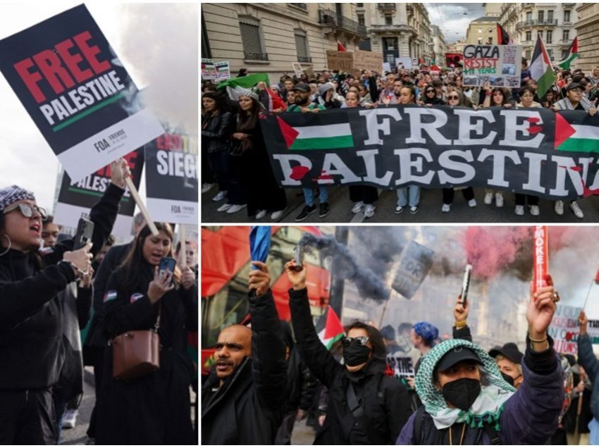 “Nga lumi deri në det” – çfarë fshihet prapa sloganit palestinez që jehoi nga mijëra protestues anembanë botës