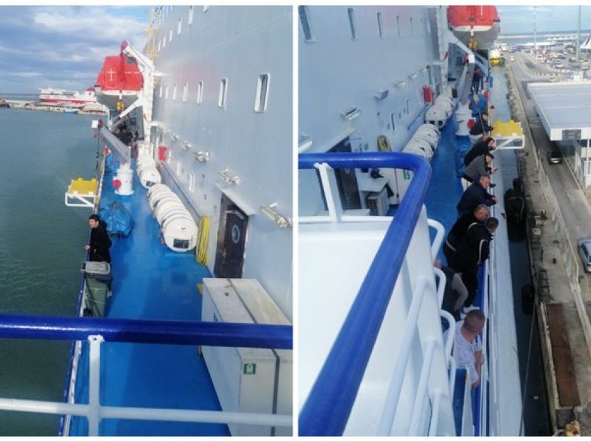 Panik në bordin e tragetit të linjës Bari-Durrës/ Ndodh e papritura në portin italian, alarmohen pasagjerët
